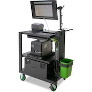 NEW CASTLE SYSTEMS Newcastle Systems PC Series Mobile Powered Workstation, 35.5"W x 26"D, 100AH SLA Battery PC510GBL